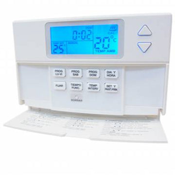 Termostato Programable ANWO ATP1 vista frontal.