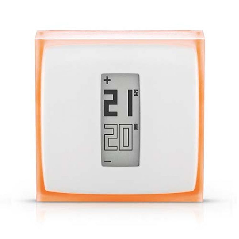 Termostato Inteligente Netatmo vista frontal.